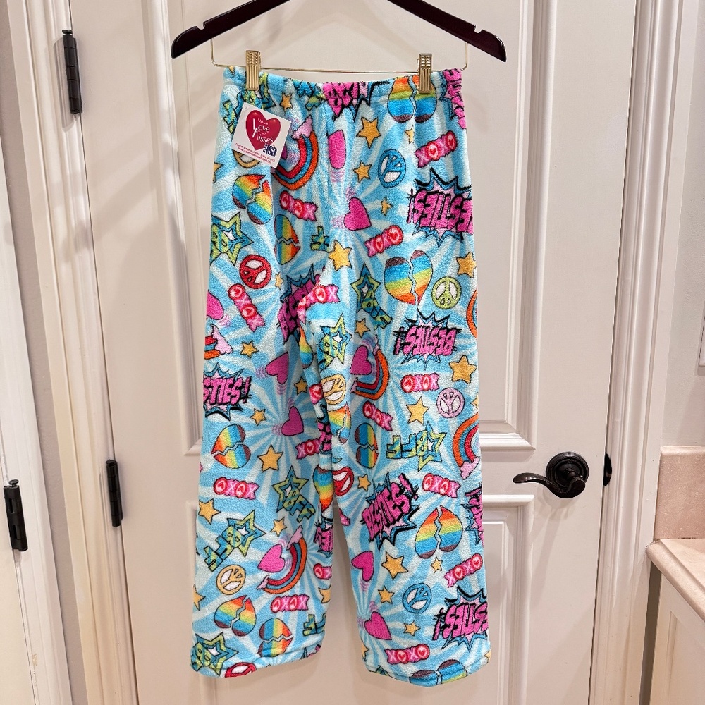 Made with Love and Kisses - Besties PJ Pants - Kids Size 8-10